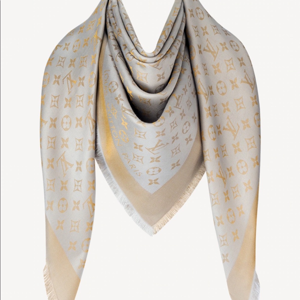 Louis Vuitton monogram shawl